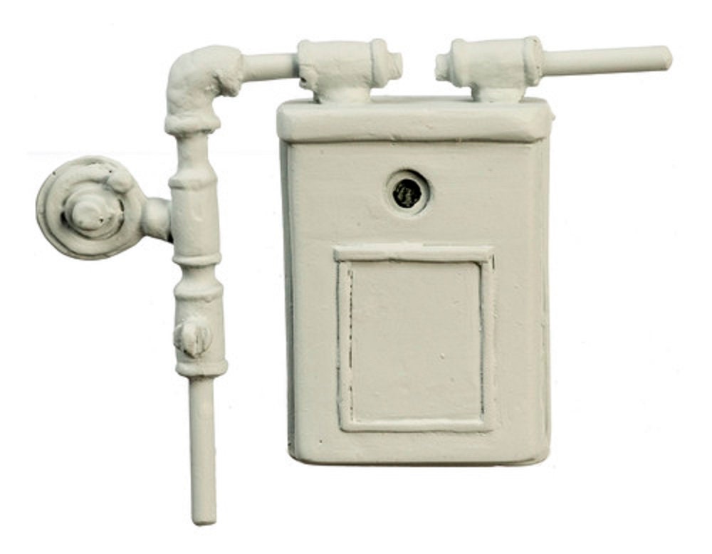 Melody Jane Dollhouse Electric Meter - 1:12 Scale Miniature Garage Kitchen Wall Accessory, Resin, Approx. 33mm Height - View #10