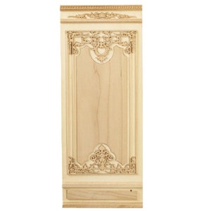 Dolls House 4&quot; Wide Wall Panel French Boiserie Style Unfinished JBM Accessory