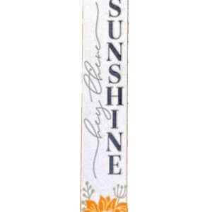 Dolls House “Hey There Sunshine” Wooden Sign Miniature Porch Accessory 1:12 Scale