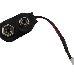 Dolls House 3V LED Battery Clip Adapter Connector Socket Lighting Accessory