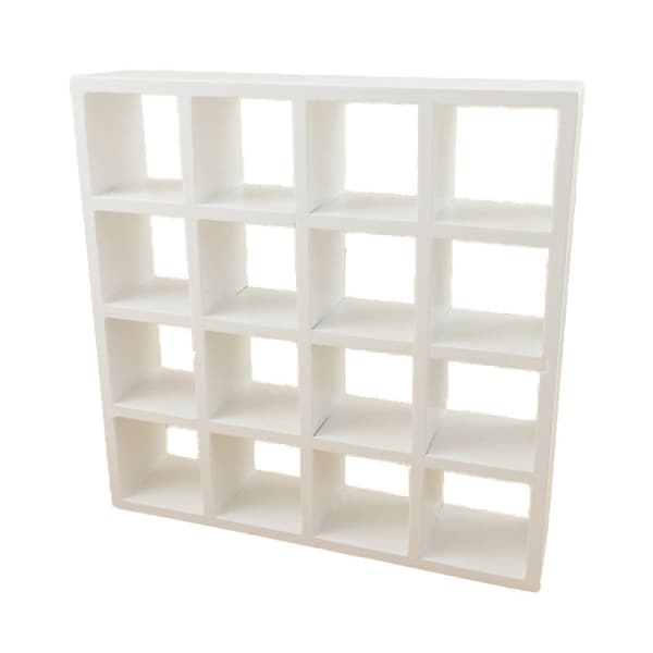 Domek dla lalek 16 Cube Display Unit Biały Nowoczesny Półki Przegroda pokoju