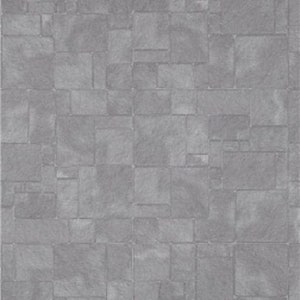 Dolls House Miniature Worn Flagstone Slate Effect Paper Floor 1:24