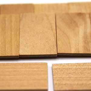 Dolls House Cedar Roof Shingles Unfinished Roofing Tiles Pack of 100 Wooden 1:12