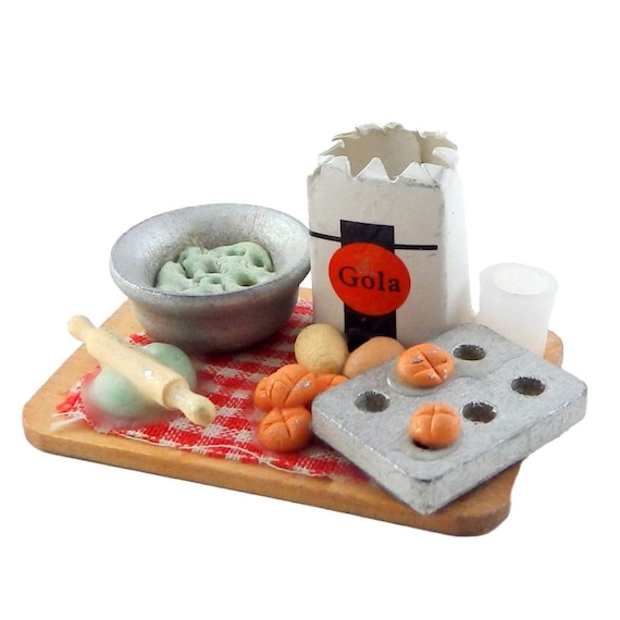 Overig 1:12 Scale Single Wooden Tea Tray Tumdee Dolls House Miniature Kitchen Bk