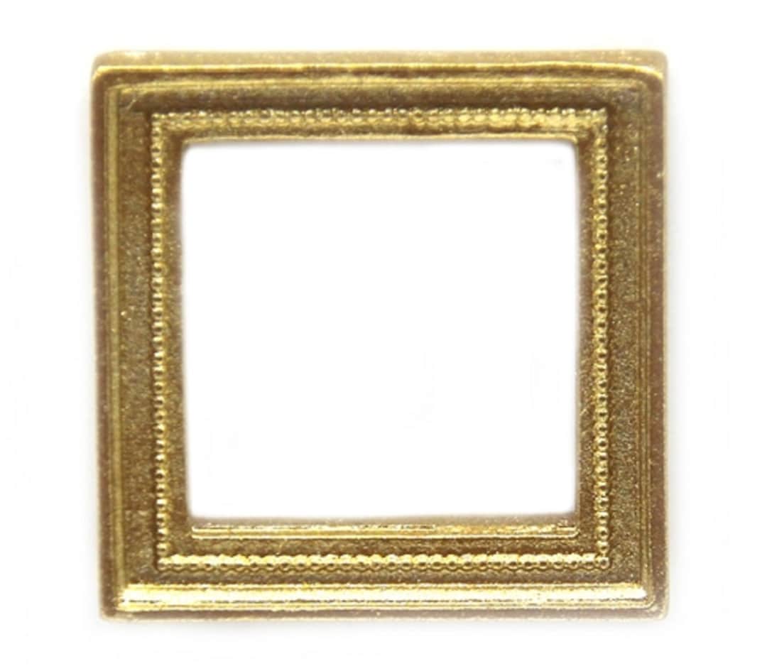Melody Jane Puppenhaus Miniatur-Bilderrahmen, Gold – Dekorativer Leerer Rahmen Im Maßstab 1:12