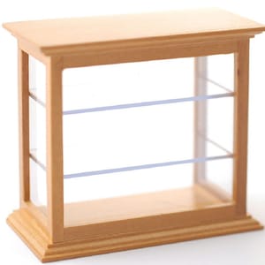 Dolls House Counter Shelf Display Cabinet Shop Fitting Store Furniture Mid Pine