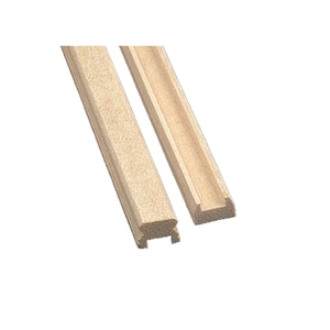 Dolls House Classic Porch Railing  2 Sets 18&quot; Long Hand Rail &amp; Base Rail 450mm