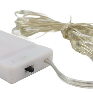 Dolls House 20 Colour Changing String of Lights LED Fairy Christmas Battery  Set