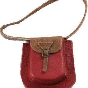 Maison de poupée Pioneer pochette en cuir sac cartable accessoire d'écurie cowboy ranch