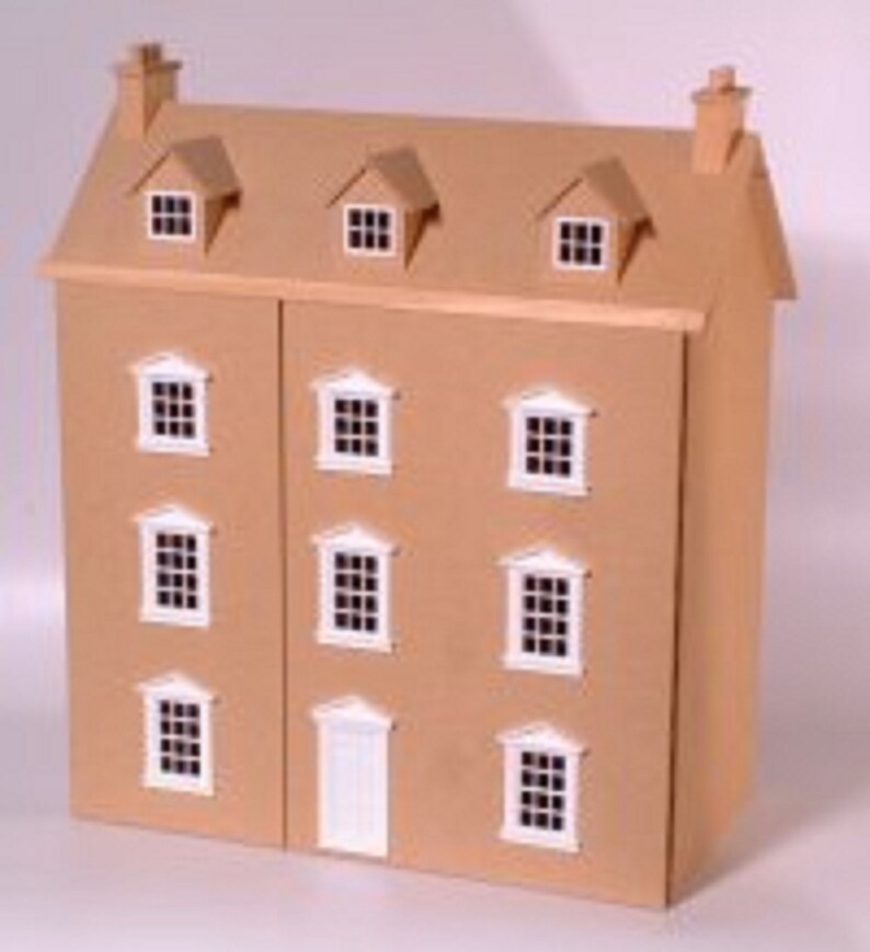 Dolls House Plans To Build Your Own 1:24 Scale Georgian Mansion image 2