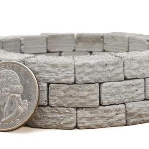 Poppenhuis Vuurplaats Stenen Betonblokken Tuinstructuur Gebouwcomponent