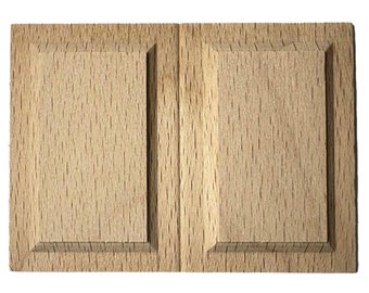 Dolls House Wainscot Wall Paneling Wooden Panel 1:12 Scale Building Component