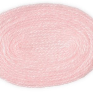 Dolls House Miniature 1:12 Scale Accessory Plain Baby Pink Small Oval Rug
