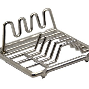 Dolls House Chrome Dish Drainer Miniature Washing Up Kitchen Sink Accessory