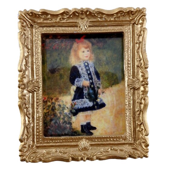Dolls house miniature paintings discount