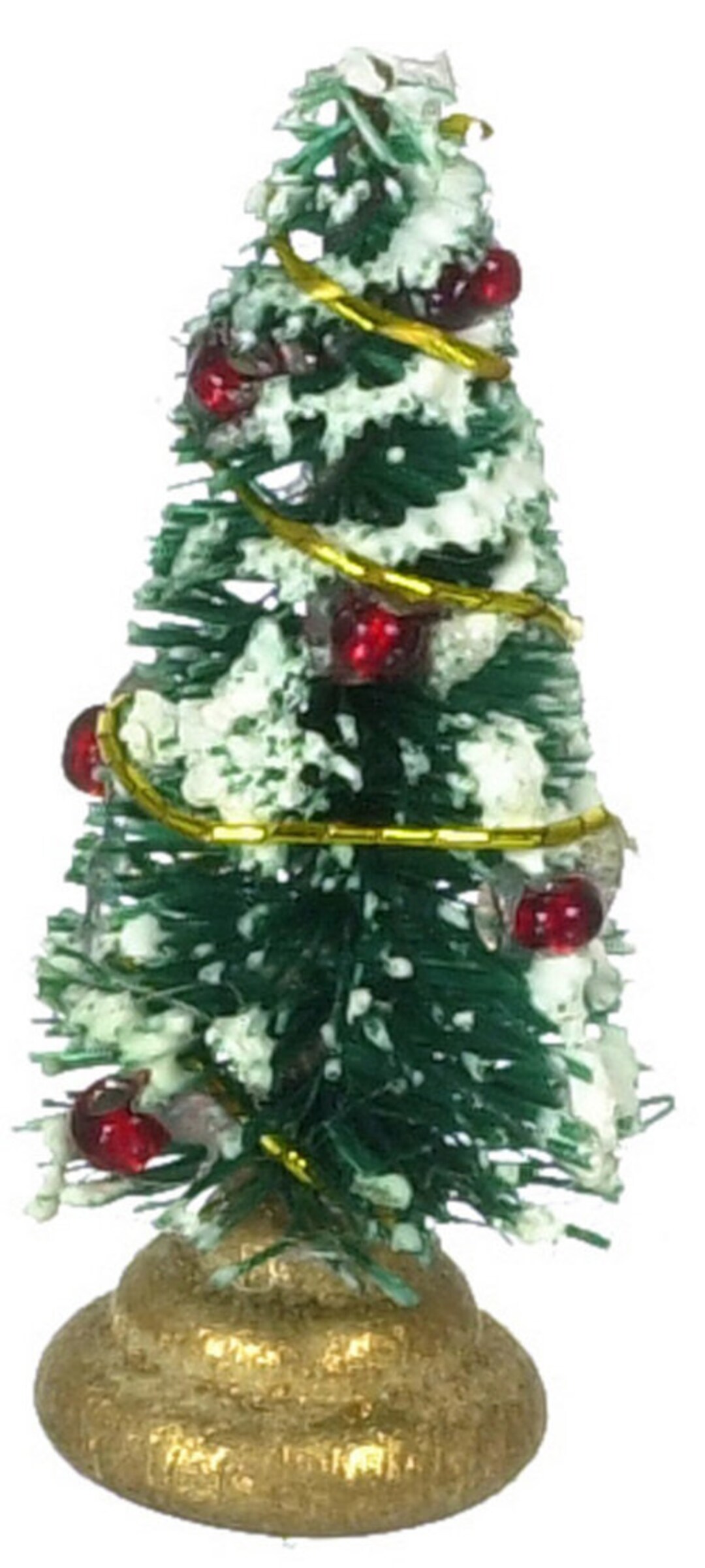 Melody Jane Puppenhaus Zubehör – Miniatur Christbaumschmuck Set In Gold
