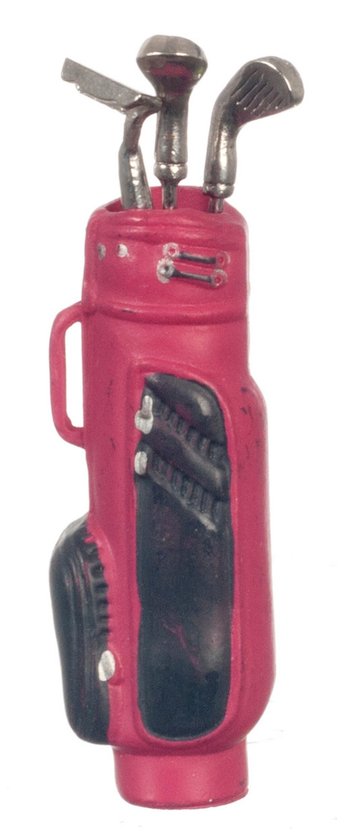 Dolls House Golf Bag With Clubs in Red Miniature 112 Scale Etsy