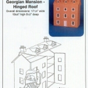 Dolls House Plans To Build Your Own 1:24 Scale Georgian Mansion image 1