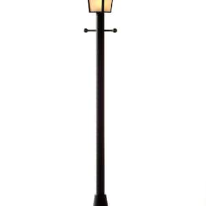 Farola victoriana de 12 V, luz de calle eléctrica en miniatura, casa de muñecas, escala 1:12
