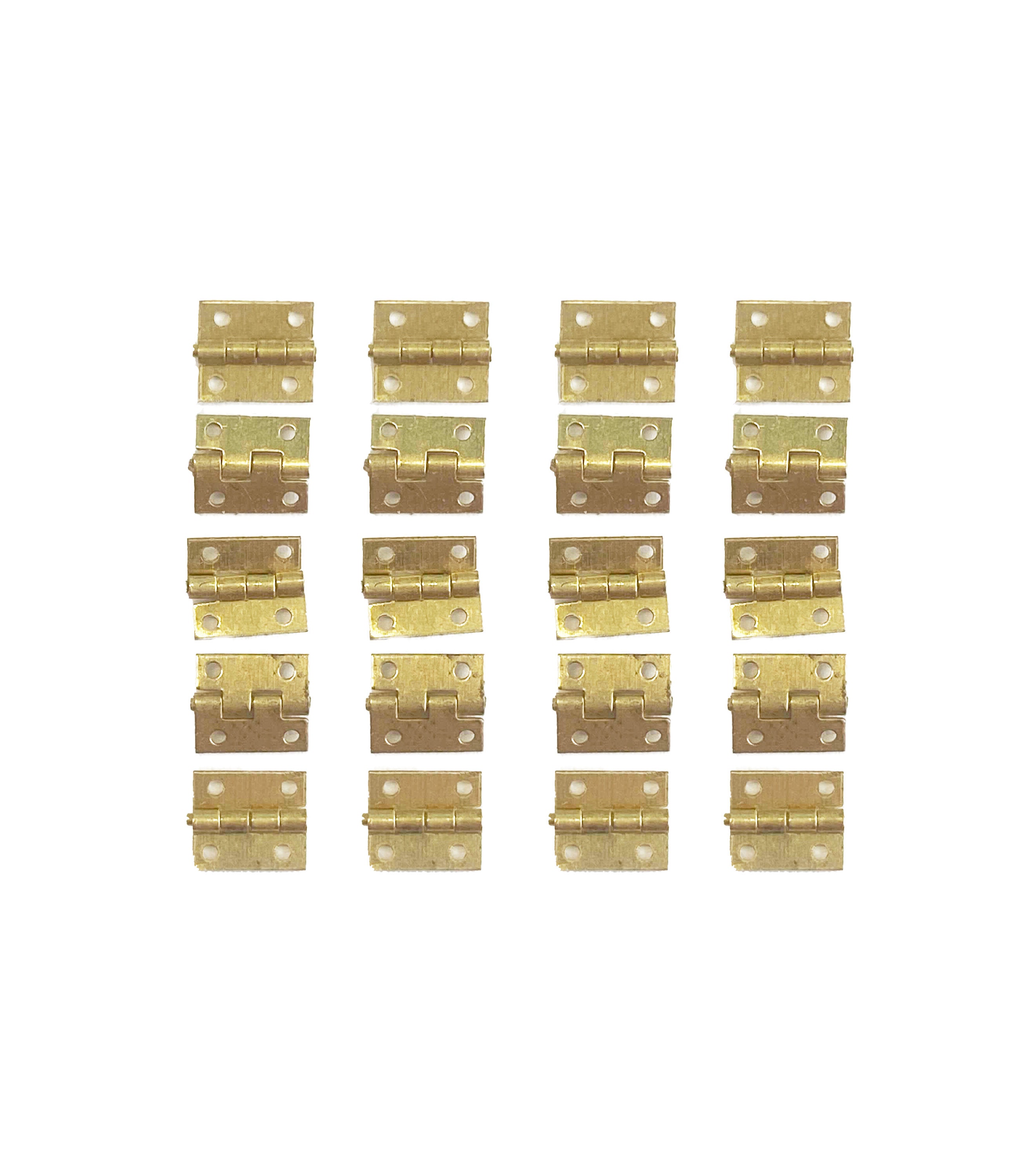 Set Of 20 Mini Brass Column Hinges For Cigar Box Gold Decor 5 15mm, 274g  From Yq5664, $13.06