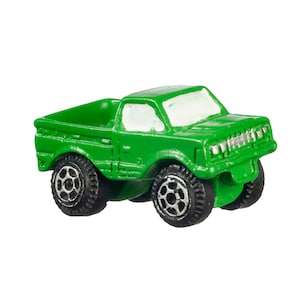 Dolls House Green Pick Up Truck Modern Toy Store Shop Nursery Accessory