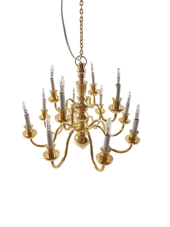 12 arm brass chandelier deals