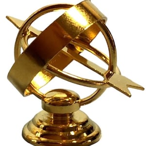 Dolls House Armillary Sphere Sundial Celestial Globe Astronomy Garden Accessory