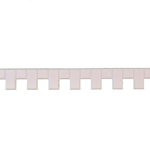 Dolls House White Plastic Quoins 1:24 Decorative Trim Builders DIY