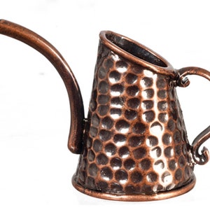 Dolls House Antique Copper Watering Can Old Fashioned Miniature Accessory