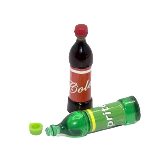 1:12 Scale 3 Pepsi Bottles In A Case Dolls House Miniature Pub Bar Accessory 