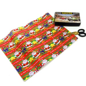 Dolls House Christmas Present & Wrapping Tools Scissors Boys Toy Xmas Accessory