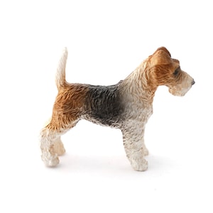 ドールハウス フォックステリア 立ち姿 ペット犬 ミニチュア 1:12スケール アクセサリー