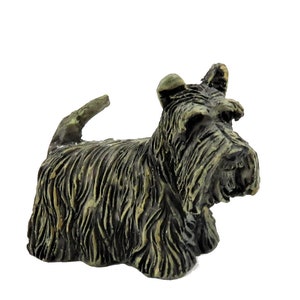 Dolls House Scottish Terrier Standing Scottie Dog Miniature Pet 1:12 Accessory