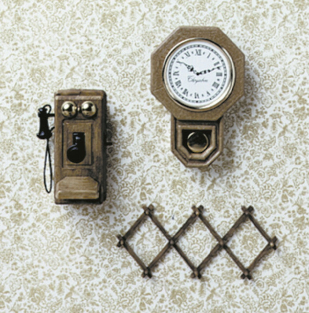 Dolls House Chrysnbon Wall Accessories Kit 112 Model Kit Etsy