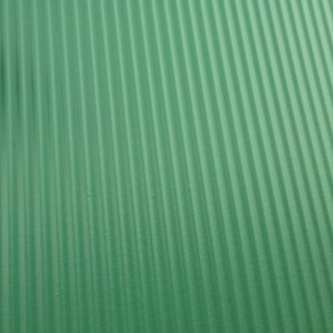 Constructores de casas de muñecas Accesorios para bricolaje Techo de hojalata corrugada verde