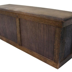 Dolls House Rustic Store Counter Wooden Miniature Shop Store Furniture 1:12 Lrg