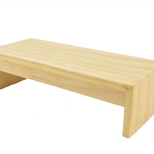 Dolls House Modern Light Oak Coffee Table Contemporary Living Room Furniture