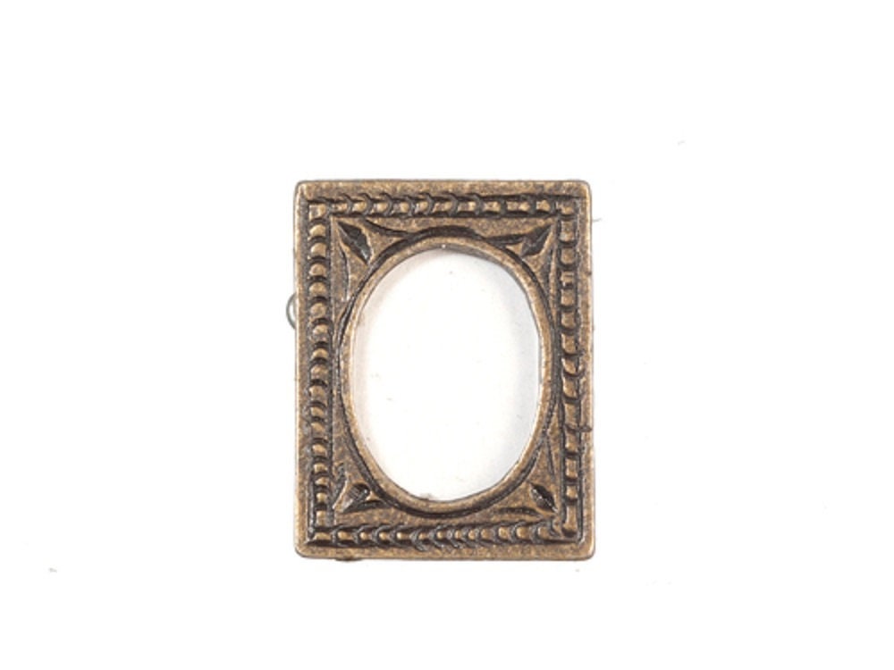 Cornice In Miniatura Con Quadro "Tempo Con Madre" - Arredamento Casa Delle Bambole Scala 1:12