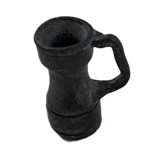 Dolls House Pewter Flagon Jug Pitcher 1:24 Half Inch Miniature Pub Bar Accessory