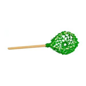 Dolls House Green Bamboo Fishing Net Miniature Garden Pond Beach Accessory