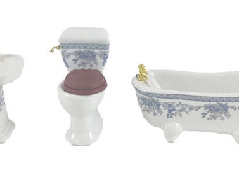 1Set 1:12 casa delle bambole toilette in miniatura W/Poo Flushing Sound modello da bagno simulazione casa delle bambole scena Decor bambini finta di giocare giocattolo  26