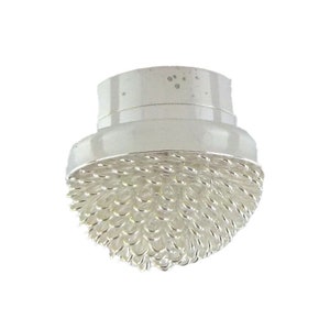 Dolls House LED Modern Silver Chrome Light Miniature Lamps Battery