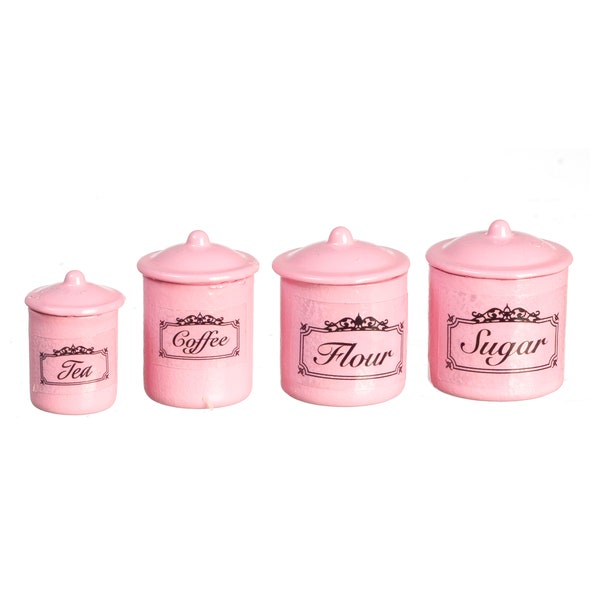 Pink Canisters - Etsy