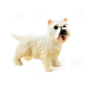 Dolls House West Highland Terrier Standing Pet Westie Dog Miniature Accessory