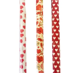 Dolls House Red Valentines Wrapping Paper Rolls Miniature Shop Accessory 1:12