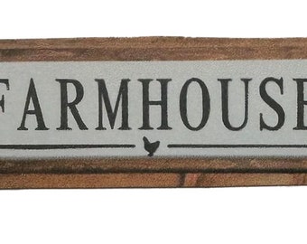 Dolls House Rustic Farmhouse Sign Home Decor Kitchen 1:12 Printed Picture Card