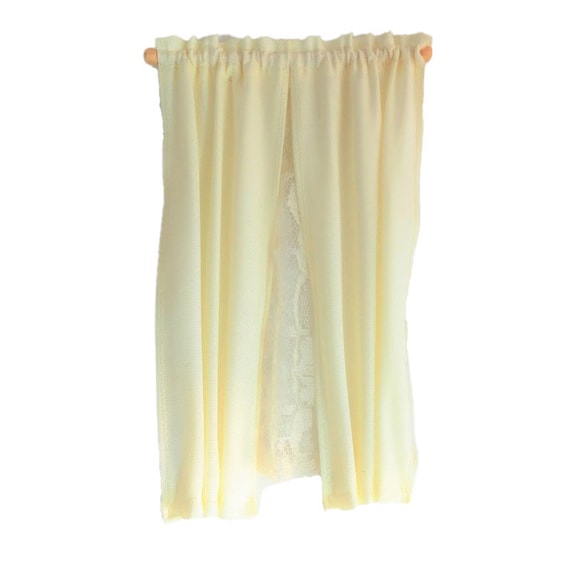 Melody Jane Dollhouse Cream Sheer Curtains - 1:12 Scale Miniature Net Lace Drapes For Dollhouse Windows - View #8