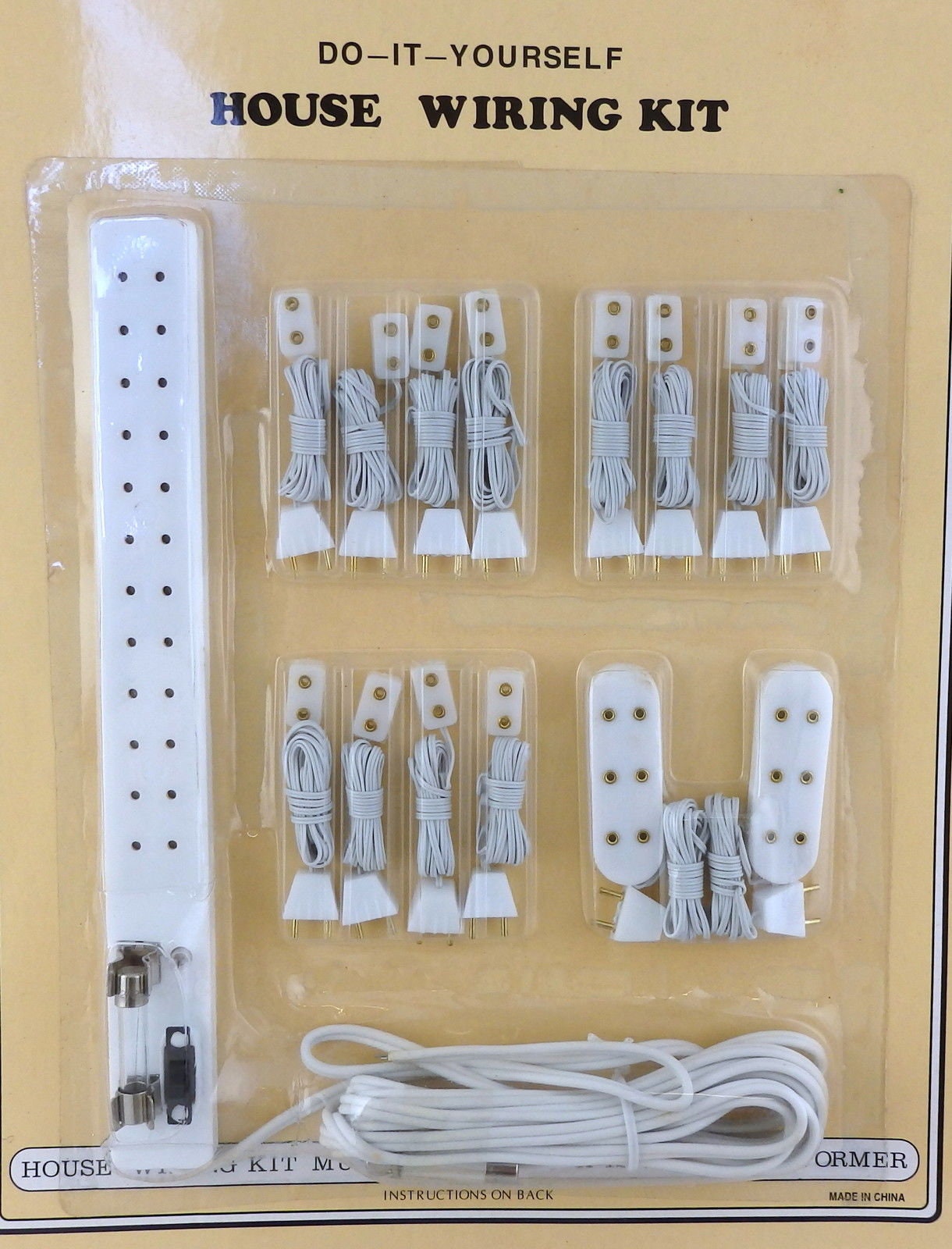 Dolls House Lighting Socket Power Strip Lighting Kit juego de Etsy
