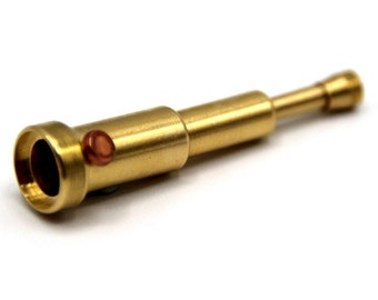Dolls House Brass Pull Out Telescope Miniature Handheld Study Accessory 1:12