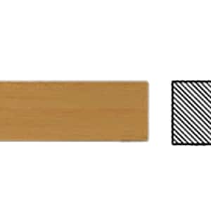 Casa delle bambole Travi in legno 11.3/4 x 9/16 x 9/16&quot; Legno 300 x 15 x 15mm Confezione da 12